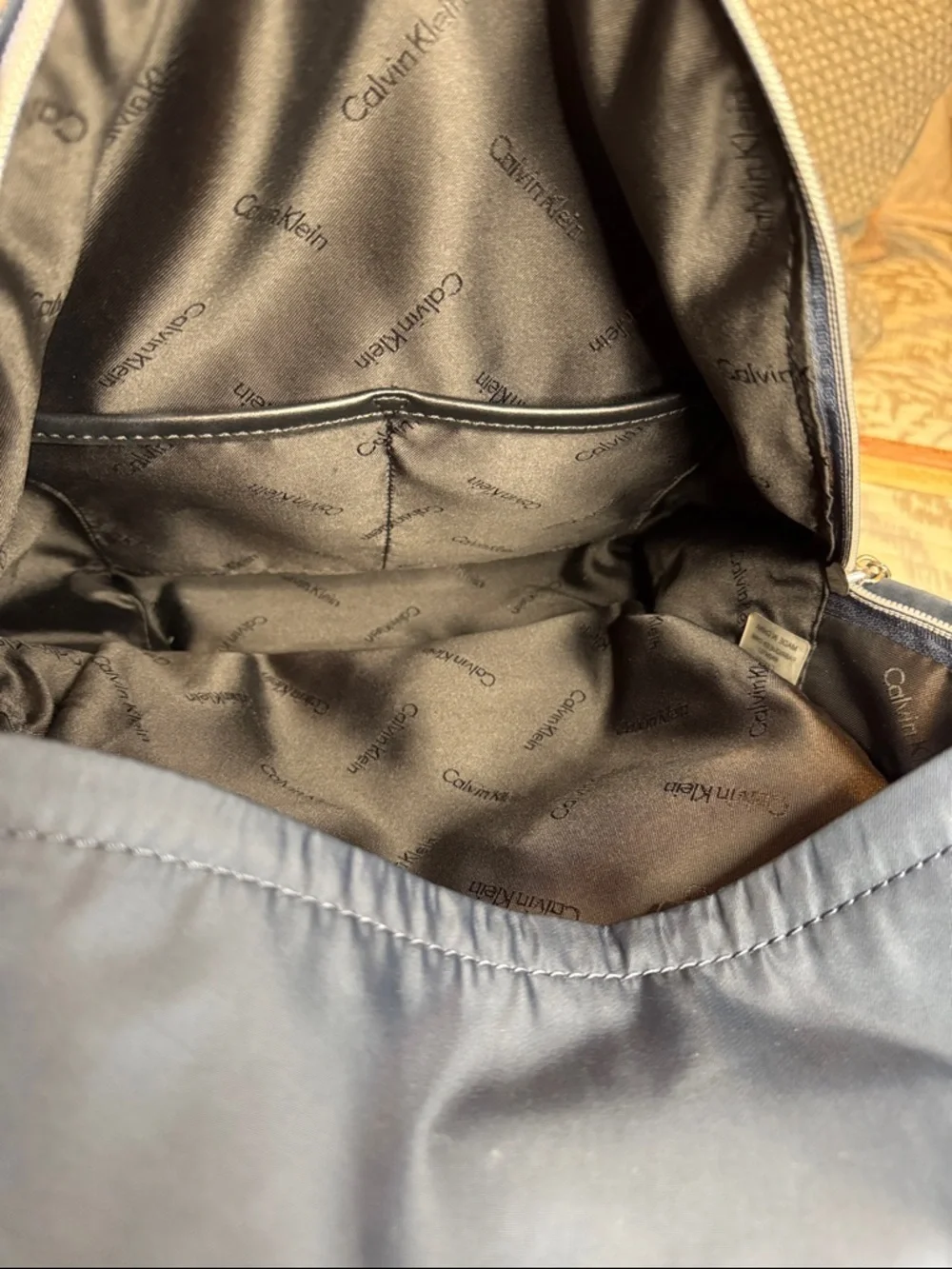 Calvin Klein Lisa Nylon Navy Backpack